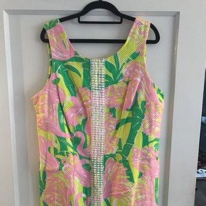 Lilly Pulitzer for Target Pink Flamingo Shift 18W